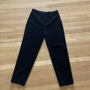 Piazza Sempione black velvet pants